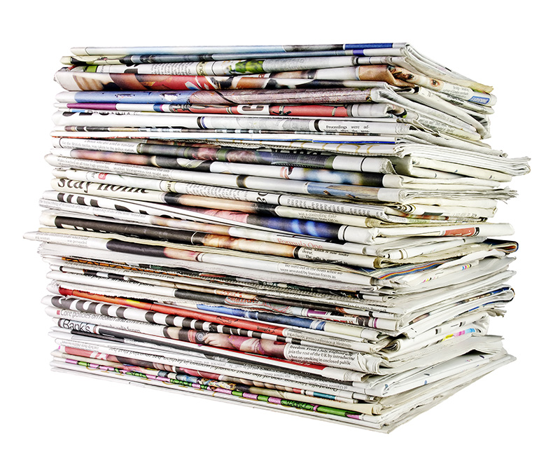 stack-of-recycled-newspapers